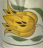 Staffordshire Pearlware Barrel Form Creamer Tulip Pattern