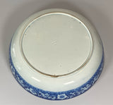 Historical Staffordshire Blue Boston State House Potato Bowl Scarce