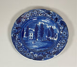 Historical Staffordshire Blue Plate Hoboken New Jersey By Stubbs
